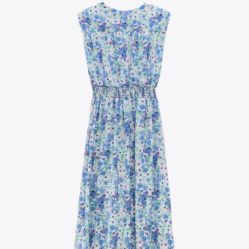 Printed Midi Dress - Picture 4 of 4